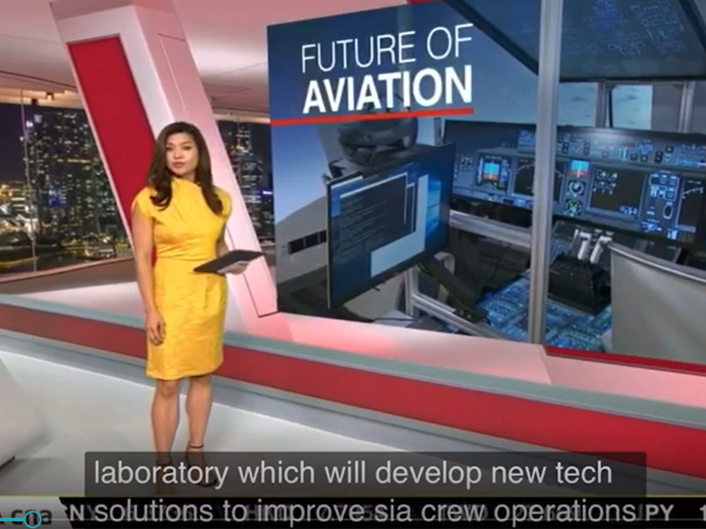 CNA 新闻报导-新航 — 新加坡国立大学数字航空企业实验室